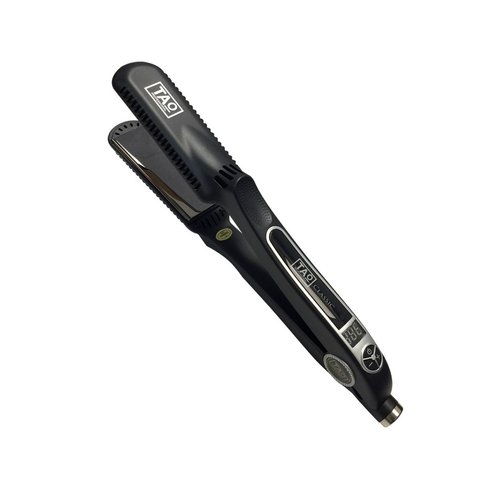 TAO Pro - Nano Titanium Plate Hair Straightener - Styling Iron with Digital Controls - Dual Voltage - Built-in ION Generator - Lifetime Warranty- Heats to 450 degrees