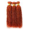 18 20 22 Inch Ginger Orange Bundles Color 350 Curly Wave Human Hair Bundles Ginger Bundles Human Hair Orange Kinky Curly Bundles Remy Hair Color 350 Bundles