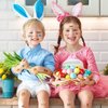 CUTELIILI Easter Temporary Tattoos for Kids 140+ pcs, 12 Sheets Easter Egg and Bunny Fake tattoo for Boys and Girls,Easter Basket Stuffers