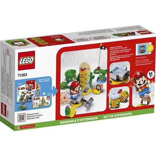 LEGO Super Mario Desert Pokey Expansion Set 71363 Building Kit; Toy for Creative Kids to Combine with The Super Mario Adventures with Mario Starter Course (71360) Playset (180 Pieces)