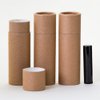 3 OZ Kraft Paperboard Lip Balm/Deodorant/Cosmetic/Lotion Tubes (50)