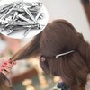 25 Pcs Metal Duck Bill Hair Clips Silver Single Prong Hair Clips Women Styling Hair Clips Alligator Curl Clips for Hair Coloring, Bows DIY, Hair Extensions, Salon (3.5Inch)