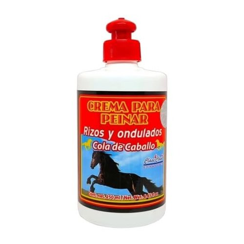 Horsetail Styling Cream for Curly & Wavy Hair | Defines Curls & Tames Frizz 250 ml (8.45 oz) | Crema para peinar Cola de caballo