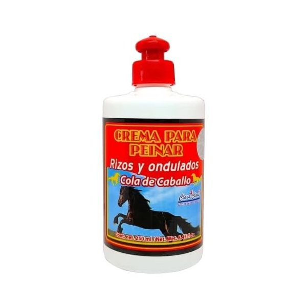 Horsetail Styling Cream for Curly & Wavy Hair | Defines Curls & Tames Frizz 250 ml (8.45 oz) | Crema para peinar Cola de caballo