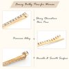 Ondder Gold Crystal Rhinestone Hair Pins for Women - Decorative Bridal Pins for Wedding Hairstyles and Buns (20 Pcs)