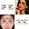 10 Sheets Pride Day Face Sticker Set -Rainbow Face Tattoo Stickers for Adult Kids Eye Body Face Tattoo Sticker Holiday Festival Party Supplies