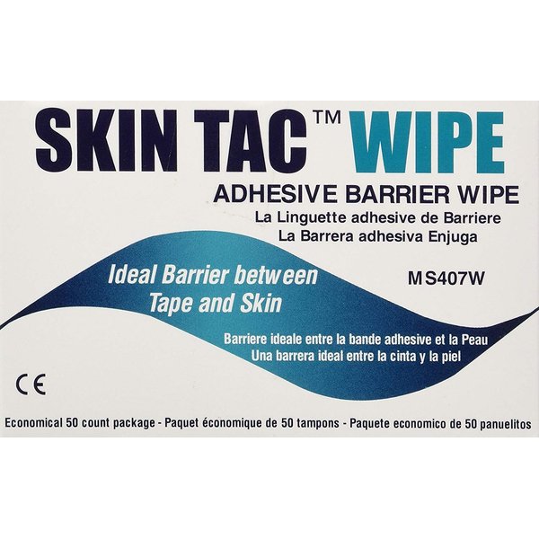 Skin-Tac Torbot H Adhesive Barrier Wipes 50 Count (2 Pack)