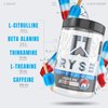 Ryse Loaded Pre Workout Powder Supplement for Men & Women | Pumps, Energy, Focus | Beta Alanine + Citrulline | 390mg Caffeine | 30 Servings (Freedom Rocks)
