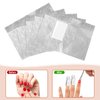 100 Pcs Foil Nail Wraps Nail Polish Remover Soak Off Foils Cotton Pads Gel Polish Remover with Pre-attached Lint Free Pad Gel Nail Polish Remover Wraps for Removing Nail Polish