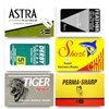 Astra-Feater-Shark-Tiger-Permasharp Double Edge Razor Blades Sampler, 30 Blades