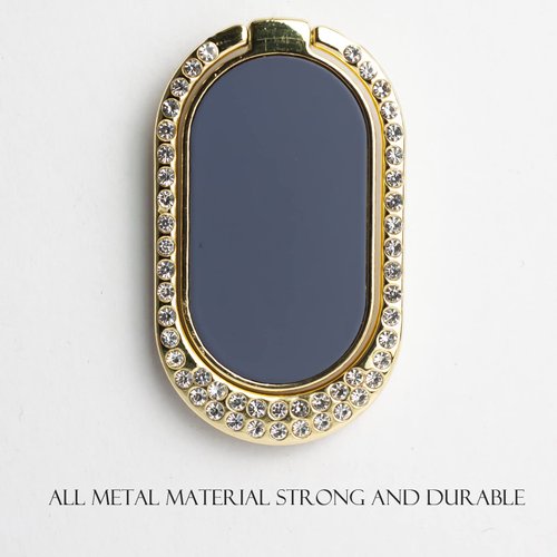 [2 Packs] Diamond-Encrusted Baked Enamel Glitter Bling Bling Phone Ring Holder, Sparkle Phone Ring Grip Artificial Diamond Stand,Rhinestone Cell Finger Ring for Phones,Pad