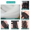 UPruyo White Braiding Hair Pre Stretched Box Braids Hair Extensions Prestretched Braiding Hair 26 inch Low-temperature Synthetic Fiber Knotless Long Braiding Hair
