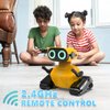 GILOBABY Robot Toys, Remote Control Robot Toy, RC Robots for Kids with LED Eyes, Flexible Head & Arms, Dance Moves and Music, Birthday Gifts for Boys Girls Ages 3+ Years (Yellow)