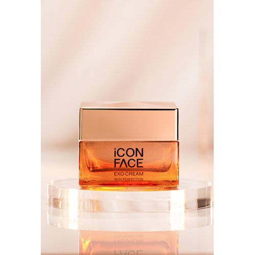 ICON FACE EXO CREAM SKIN PERFECTION WITH STEM CELLS AND SALMON OVUM EXTRACT, ANTI AGING CREAM, WRINKLE Reduce Wrinkle, Dark Circle, Dry Skins, Multi Nutrients, Vitamin B3, B5, C-50 ml