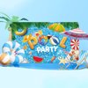 Summer Beach Party Decorations, Pool Party Banner Backdrop for Summer Pool Party Decorations Supplies, 72x43 inch
