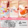 MIROLA KIDS 3 in 1 Fashion Design Drawing Book for Girls, Princess Dress-up Activity Book with Watercolor Painting, Stickers, Poking, Puzzle Puncture Painting for Kids, DIY Craft Kit for 3 4 5 6