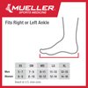 MUELLER Sports Medicine Neoprene Ankle Support Sleeve, Ankle Pain Relief Support for Men and Women, Ideal for Sprains, Strains, Arthritis, Black, Small