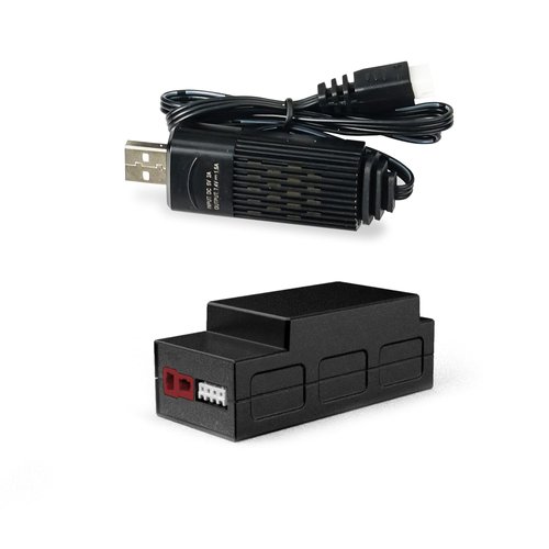 BEZGAR 2S 7.4V 1050mAh Modular Battery (B105A+P2050) for HP161 HP161S HP163S Hobby Grade 1:16 Scale RC Truck