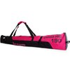 BRUBAKER Padded Ski Bag Skibag Carver Pro - Limited Edition - with strong 2-Way Zip and Compression Straps - Pink/Black - 66 7/8 Inches