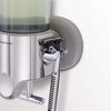 simplehuman Single Wall Mount Shower Pump, 15 fl. oz. Shampoo and Soap Dispenser, Stainless Steel