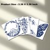 Ooopsiun Semi-Permanent Tattoos for Women Girls - Realistic Mountain Butterfly Temporary Tattoos/Waterproof/Lasts 1-2 Weeks/Fades Naturally/Body Art Stickers