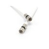 THE CIMPLE CO 25 Feet - Flexible RG6 Coaxial Cable for TV - RG6 Coax Cable for Internet - 25 FT Coaxial Cable for Internet - Double-Shielded Coax - Flexible Coaxial Cable - 25 Foot (7.5 Meters), White