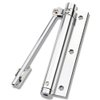 zeng Door Closer -Light Stainless Steel Door Closers,Household Mute Adjustable Surface Mounted Auto Closing Door Spring Door Closer, Fire Door Closer,Silver