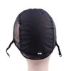 YANTAISIYU 1Pc U Part Wig Cap Weaving Wig Cap with Elastic Band and 2 Hair Clips Front for Wig Making Hair Extensions Weft DIY (Black M)