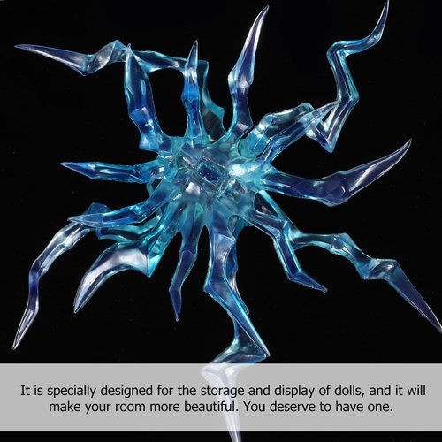 Baluue Action Figure Stand, Plastic Bracket Figurine Special Effects, Holder Figure Accessories Display Holder, DIY Base Model Display Assembly Toy Figures Rack