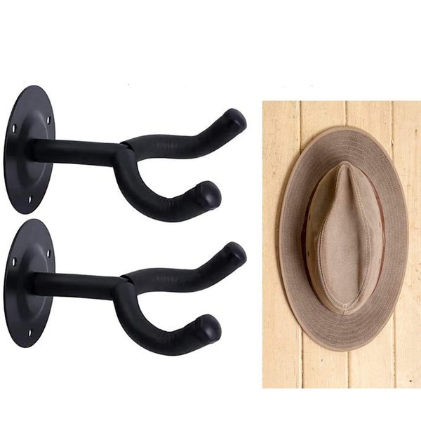 Todefrgu Cowboy Hat Rack/Invisible Cowboy Hat Rack for Wall/Hat Organizer/Cowboy Hat Holder Storage Display/Cowboy Hat Dryer Stand/Wall Mount - Suitable for All Kinds of hat Helmets - No Hat, 2-Pcs