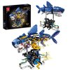 TYCOLE Mechanical Shark Building Set,Sea Animal Toy Kit with Rotatable Function and Display Stand,Creative STEM Toy Compatible with Legos,Christmas Birthday Gift for Adults and Kids 8-12(699PCS)