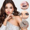 3 Styles Reusable Self Adhesive Eyelashes, No Eyeliner or Glue Needed, Stable False Lashes Natural Look, False Eyelashes with Tweezers for Women Girls Gift