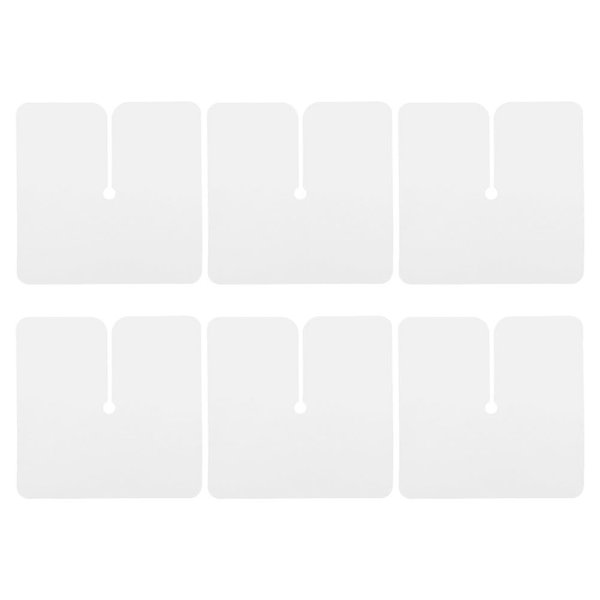 Beavorty 6pcs Hair Extension Protection Plate Heat Shield Guards for Hair Extension Hair Extension Heat Shield Hair Extension Protector Hair Glue Protector Hair Extensions Tools