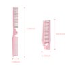 RHOS Folding Hair Comb,Portable Travel Folding Comb Brush-Small Compact Foldable Hair Brush for Purse,Bags-Double Headed Folding Comb for Detangling-Mini Pocket Size Hair Comb for Women,Girls(Pink)