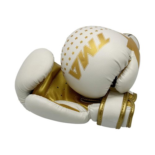 TMA Junior Kids Boxing Gloves Best for Kickboxing, Martial Arts, MMA, Muay Thai 2-oz (White)