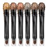LUXAZA Brown Eyeshadow And Eyeliner Pen Set, Shimmer Neutral Cream Crayon,Waterproof Long Lasting Eye Highlighter Stick,Eye Brightener Stick Makeup Set, 6PCS