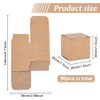 BENECREAT 50PCS Gift Boxes Brown Paper Boxes Party Favor Boxes 1.5 x 1.5 x 1.5 Inches with Lids for Gift Wrapping, Wedding Party Favors, Valentine's Gift