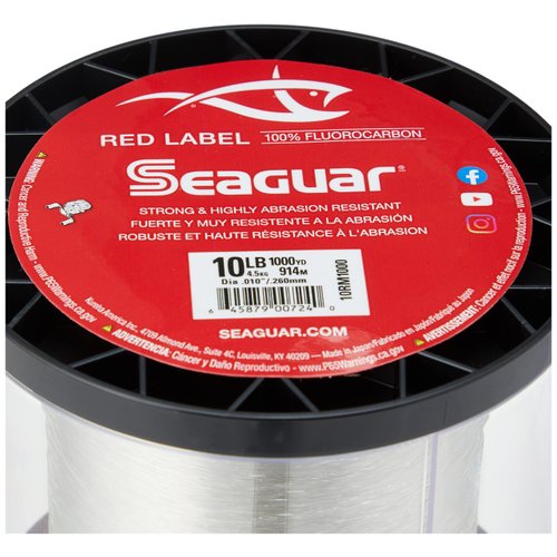 Seaguar Red Label Fluorocarbon 200 yards Fishing Line (4-Pounds)