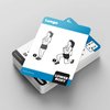 2 Pack - Bodyweight & Yoga Pose Exercise Cards - Fitness Workout Playing Cards