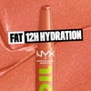 NYX PROFESSIONAL MAKEUP Fat Oil Slick Click, Lightweight, Buildable, Pigmented Vegan Lip Balm - Hits Different