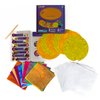 Kulture Khazana: Foil Craft Kit: Rangoli Mandala – DIY Shiny Designs, Peel-Stick, Mess-Free, Cardboard Rangoli Boards, Foam Pcs & Foil Sheets, Ages 4+