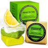 IndulgeMe Solid Shampoo & Conditioner bar- Eco Friendly Hair Care, Tea Tree, Argan Oil, All Natural and Organic, Zero Waste, 3 In 1 Shampoo Conditioner Body Wash, 2 Bars
