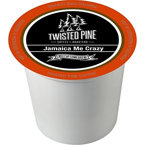 Twisted Pine Coffee Jamaica Me Crazy, Flavored Coffee, Single-Serve Cups for Keurig K-Cup Brewers, 12 Count
