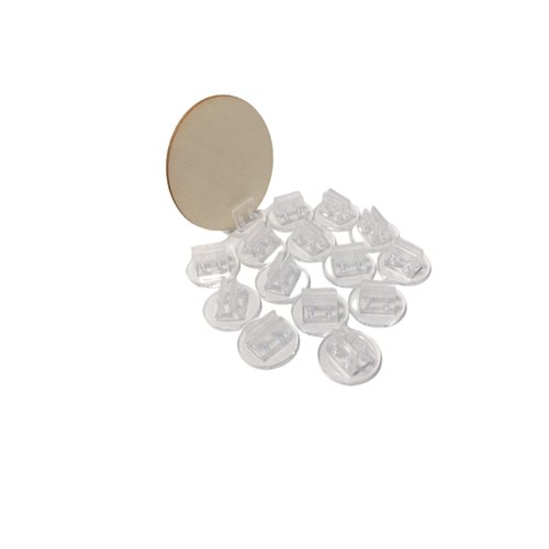 Hellensp 50 Pieces Game Card Stands Game Piece Holders Business Card Holder for Business Cards Price Tags Cards Photos Memos Pictures Display Party Favor(2CM)