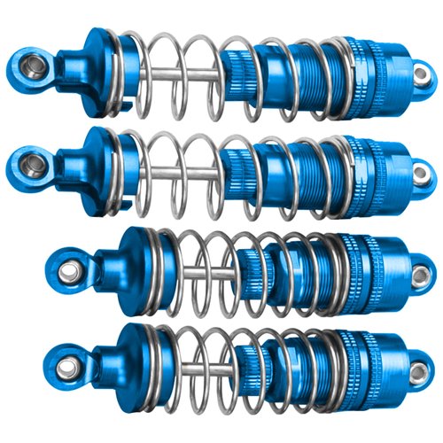 Vgoohobby Full Metal 104001 Shock Absorber Front Rear Shocks Damper Compatible with WLtoys 104001 1/10 RC Car Upgrade Parts (Blue)