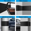 Spurtar Garage Wall Protector 79" x 8" x 1/4" 2 Pack, Waterproof Car Door Protector Self Adhesive EVA Foam Wall Padding, Anti-Collision Protection Garage Parking Aid, Garage Door Protector Black