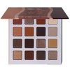 Juvia's Place Coffee Shop Eyeshadow Palette - 16 Pan Palette, Tan, Auburn, & Rich Dark Chocolate, Mattes and Shimmers, Highly Pigmented and Buttery Texture