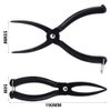 Dioche Fishing Pliers, Fishing Grip Gear Tool ABS Grip Tackle Fish Grip Tackle Fish Lip Holder Trigger Clamp with Ring
