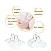 12 Pieces Nipple Cover for Nursing Newborn, Silicone Inverted Nipple Corrector,with Clear Carrying Case Silicone Nipple Extender for Breastfeeding, Flat or Inverted Nipples