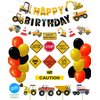 Construction Birthday Party Supplies Dump Truck Party Decorations Kits Set for Kids Birthday Party 51 pack